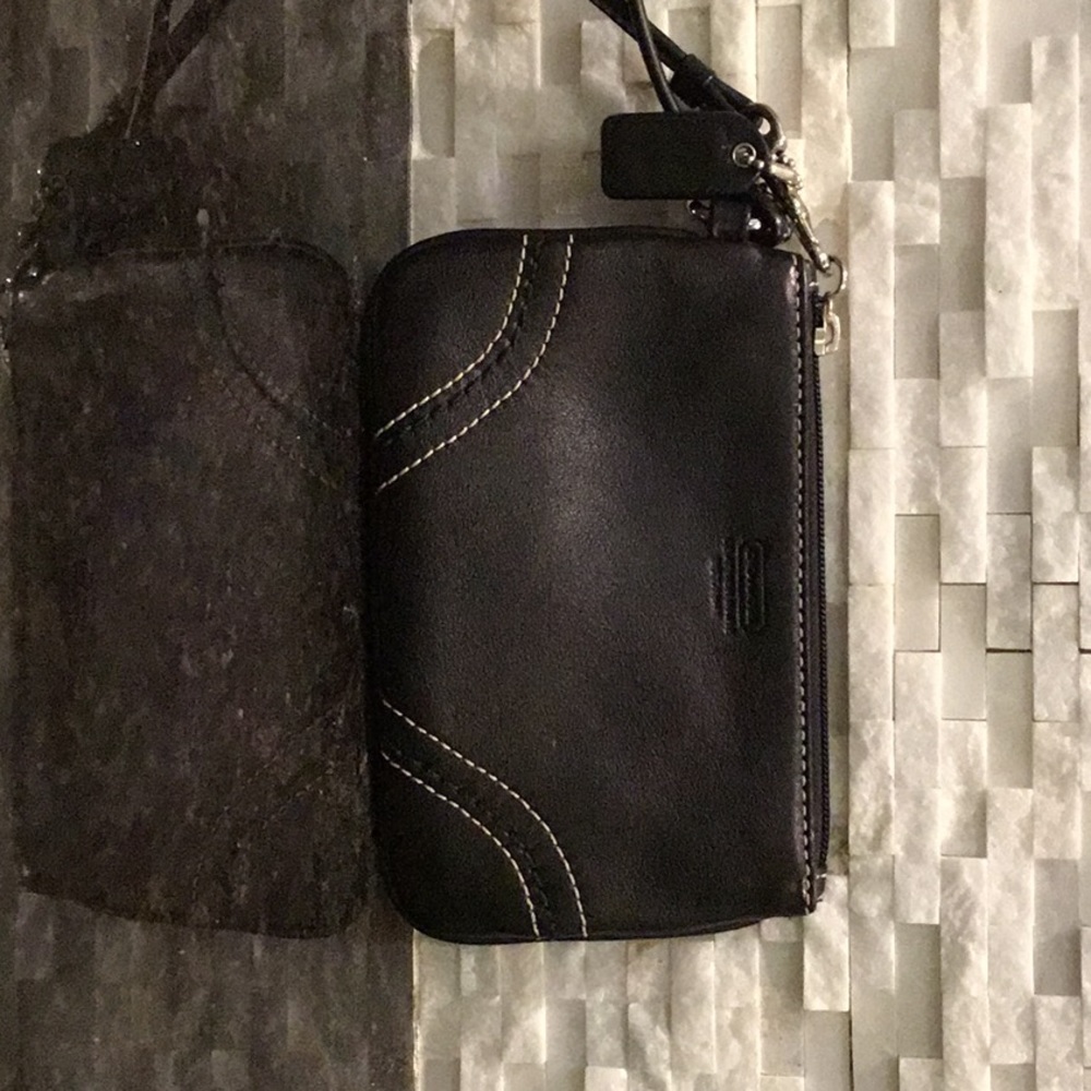 Coach Wristlet Black
